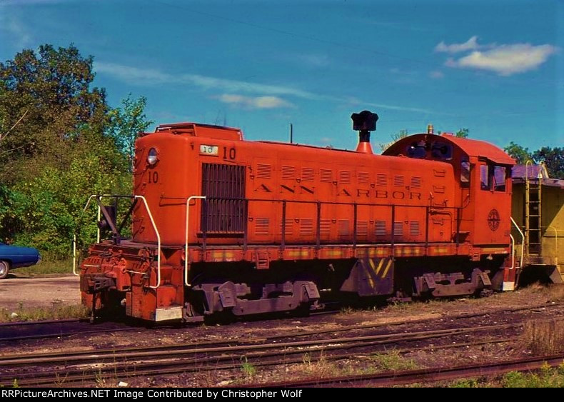 Ann Arbor Alco S-3 #10 at Owosso Michigan 